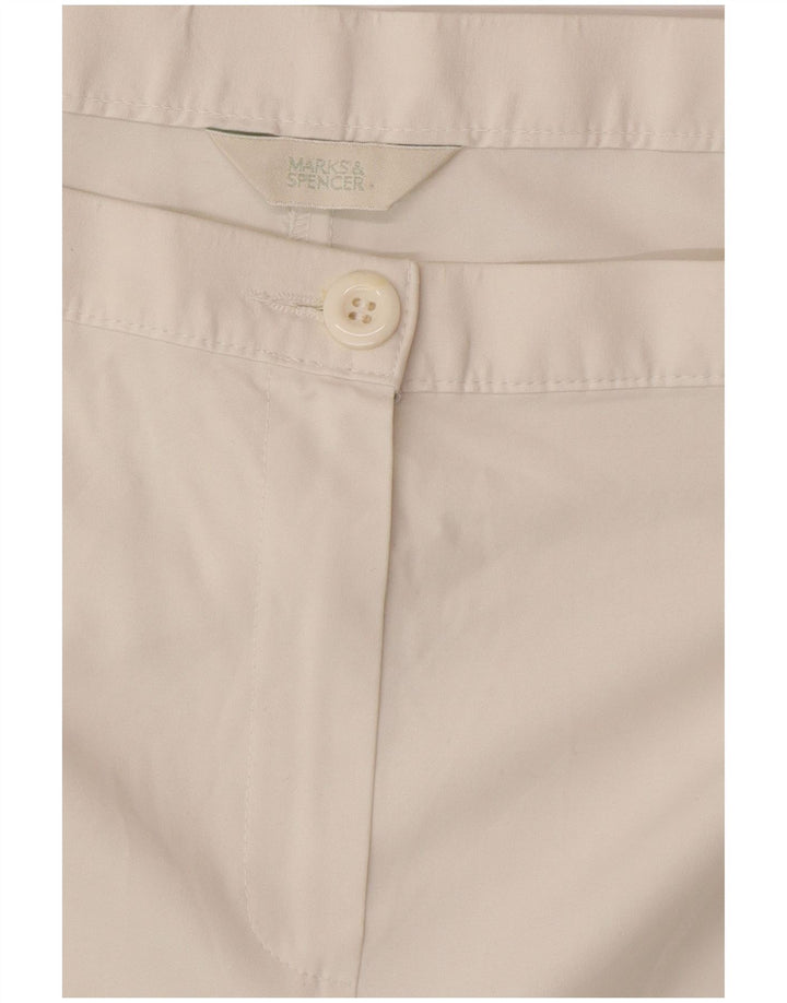 Marks & Spencer Dame Capri Bukser W38 L22 Hvid
