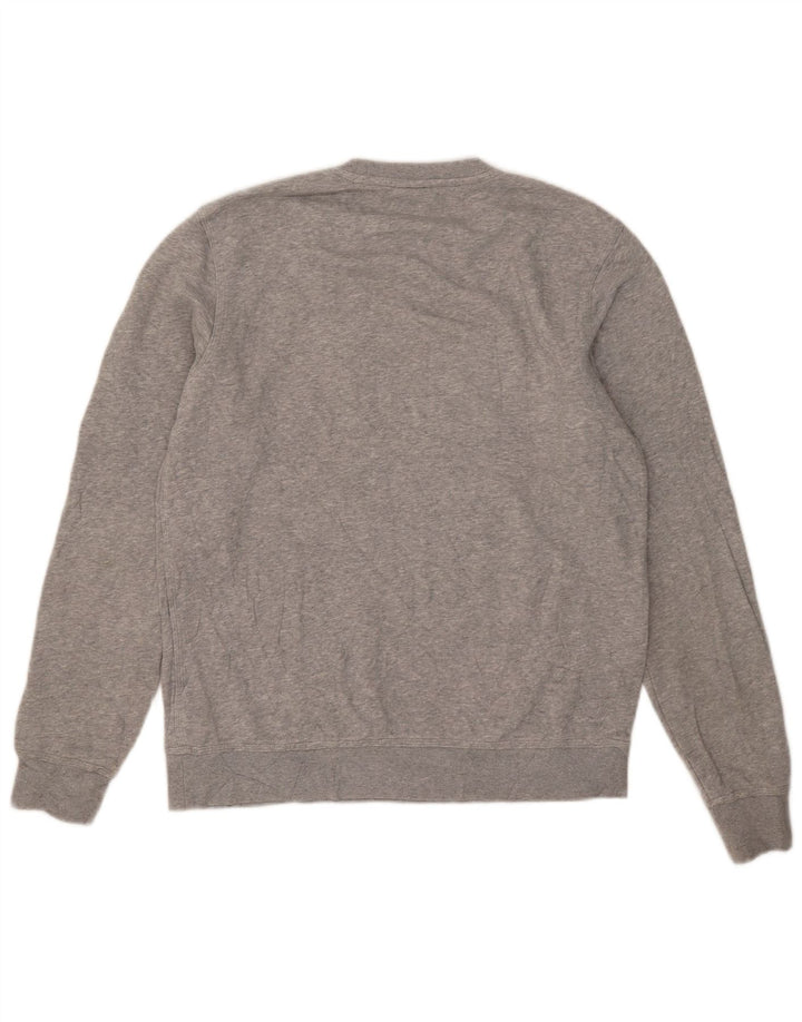 Nike Sweatshirt-trøje til mænd, stor grå flækket bomuld