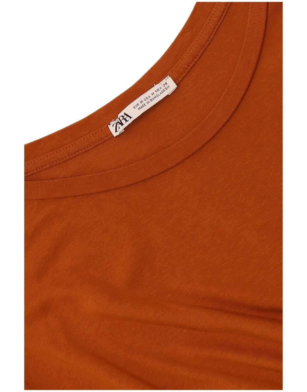 Zara Dame Oversized Tunika Top Medium Orange