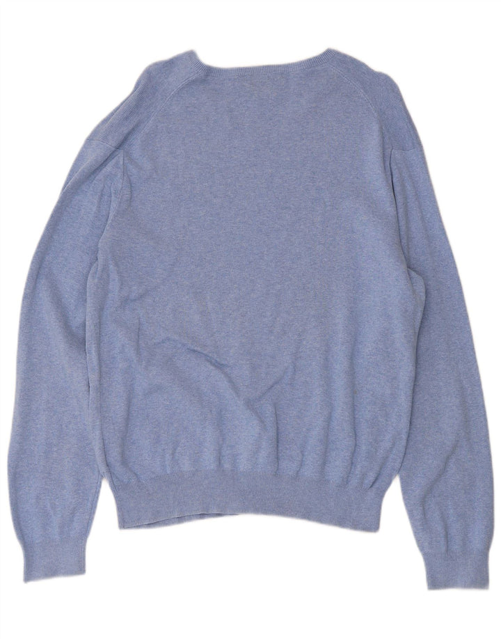 Polo Ralph Lauren Herre V-hals sweater mellemblå