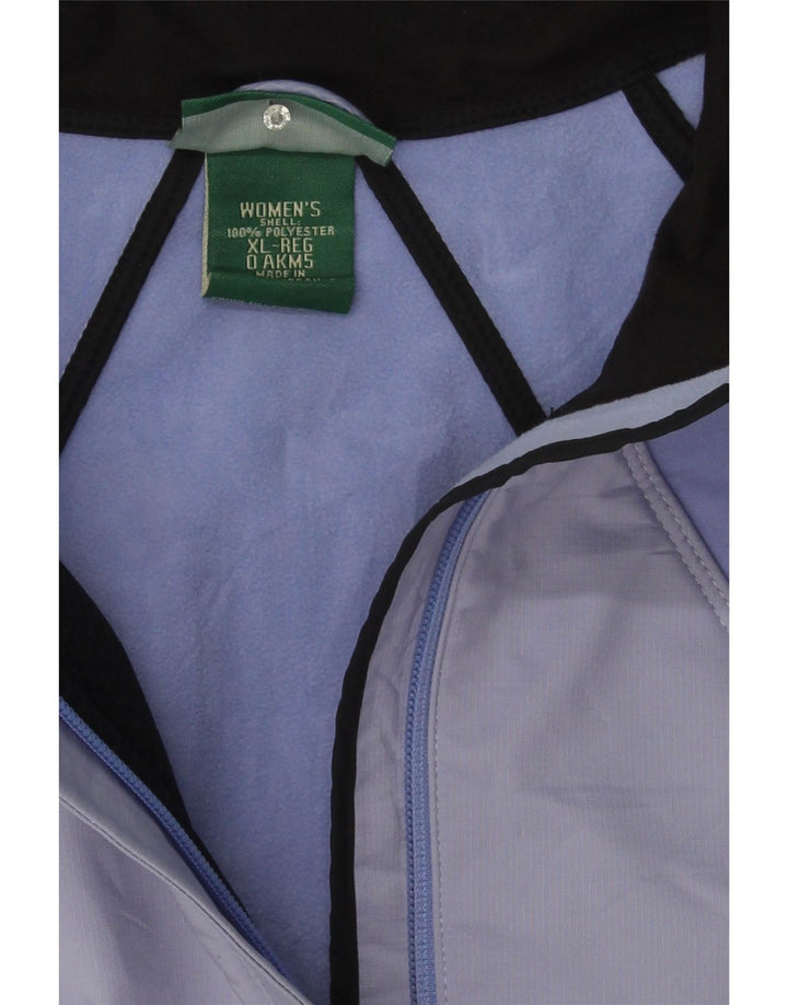 L.L.BEAN Womens Rain Jacket UK 18 XL Purple Colourblock Polyester Vintage L.L.Bean and Second-Hand L.L.Bean from Messina Hembry 