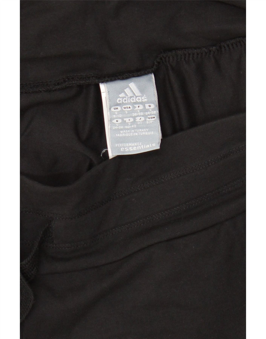 ADIDAS Womens Climalite træningsdragt Bukser Joggers UK 8/10 Small Black