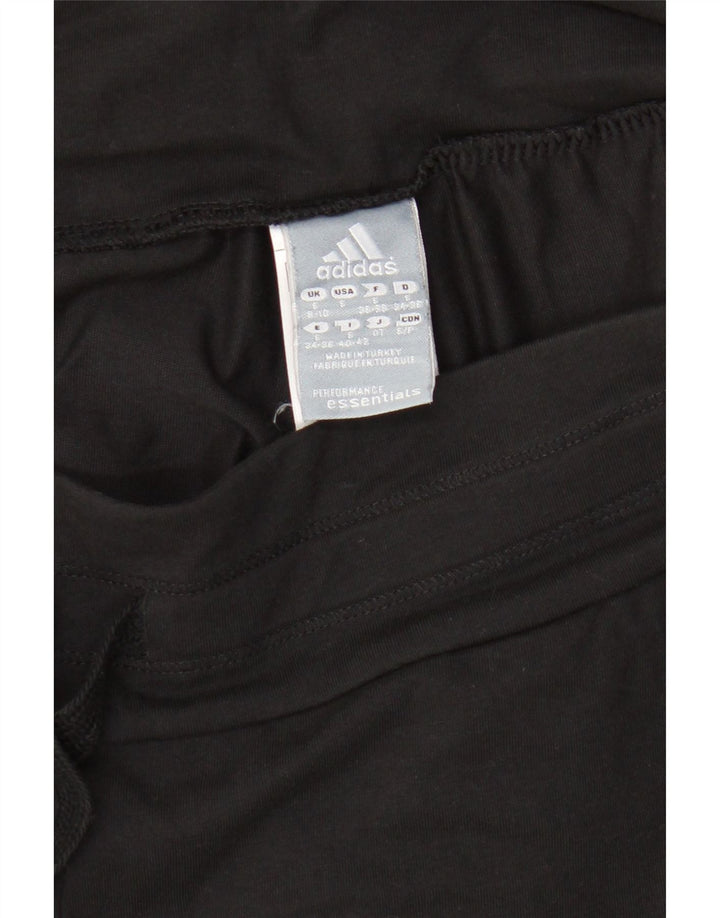 ADIDAS Womens Climalite træningsdragt Bukser Joggers UK 8/10 Small Black