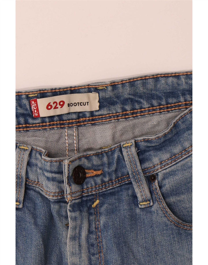 Levi's Dame 629 Bootcut Jeans W28 L30 Blå