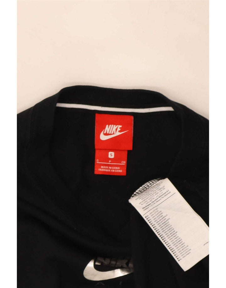 Nike Herre grafisk top Langærmet lille sort bomuld