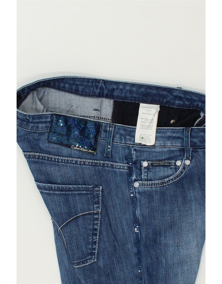 CALVIN KLEIN Womens Slim Jeans W31 L28  Blue Cotton Vintage Calvin Klein and Second-Hand Calvin Klein from Messina Hembry 