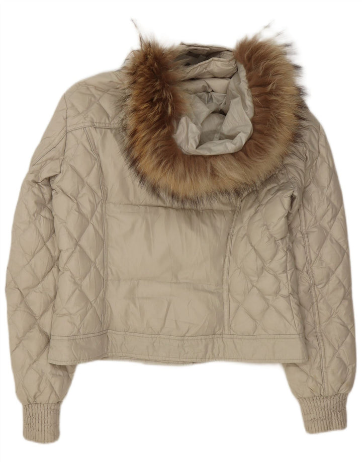Marlboro Classics Dame Hooded Polstret Jakke IT 44 Medium Green Polyester
