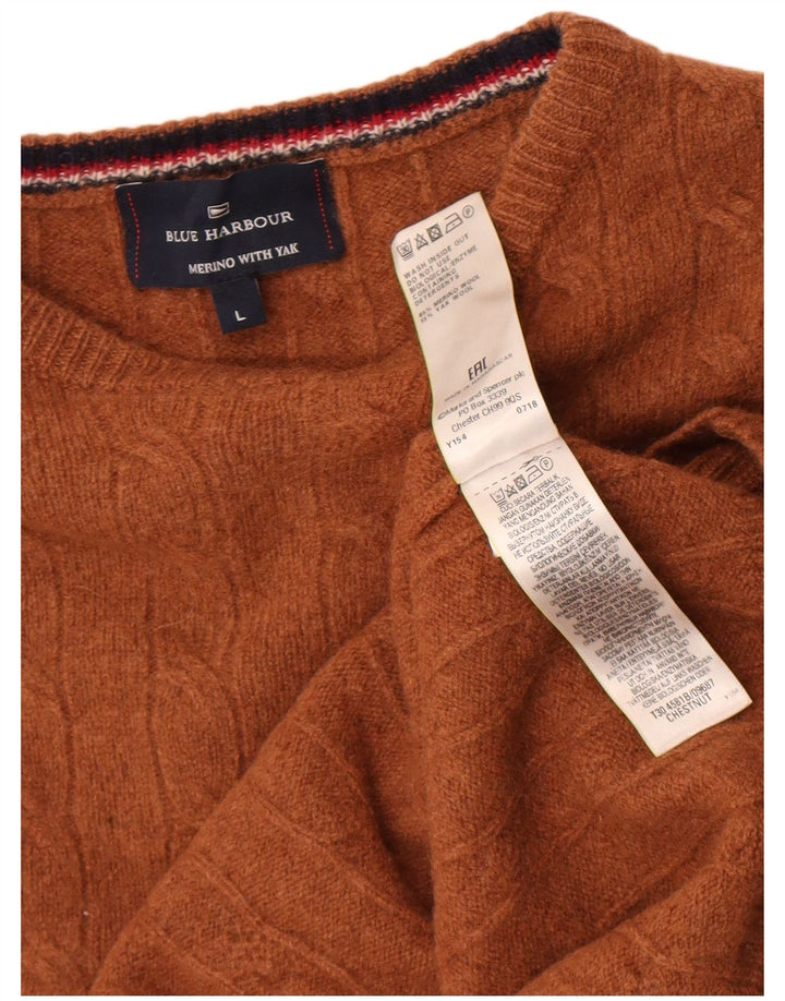 Marks & Spencer Boys sweater med rund hals 12-13 år Brun