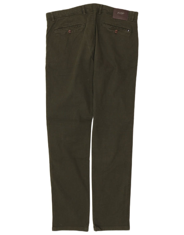 JOOP Herre Modern Fit Slim Chino Bukser W34 L34 Grøn Bomuld