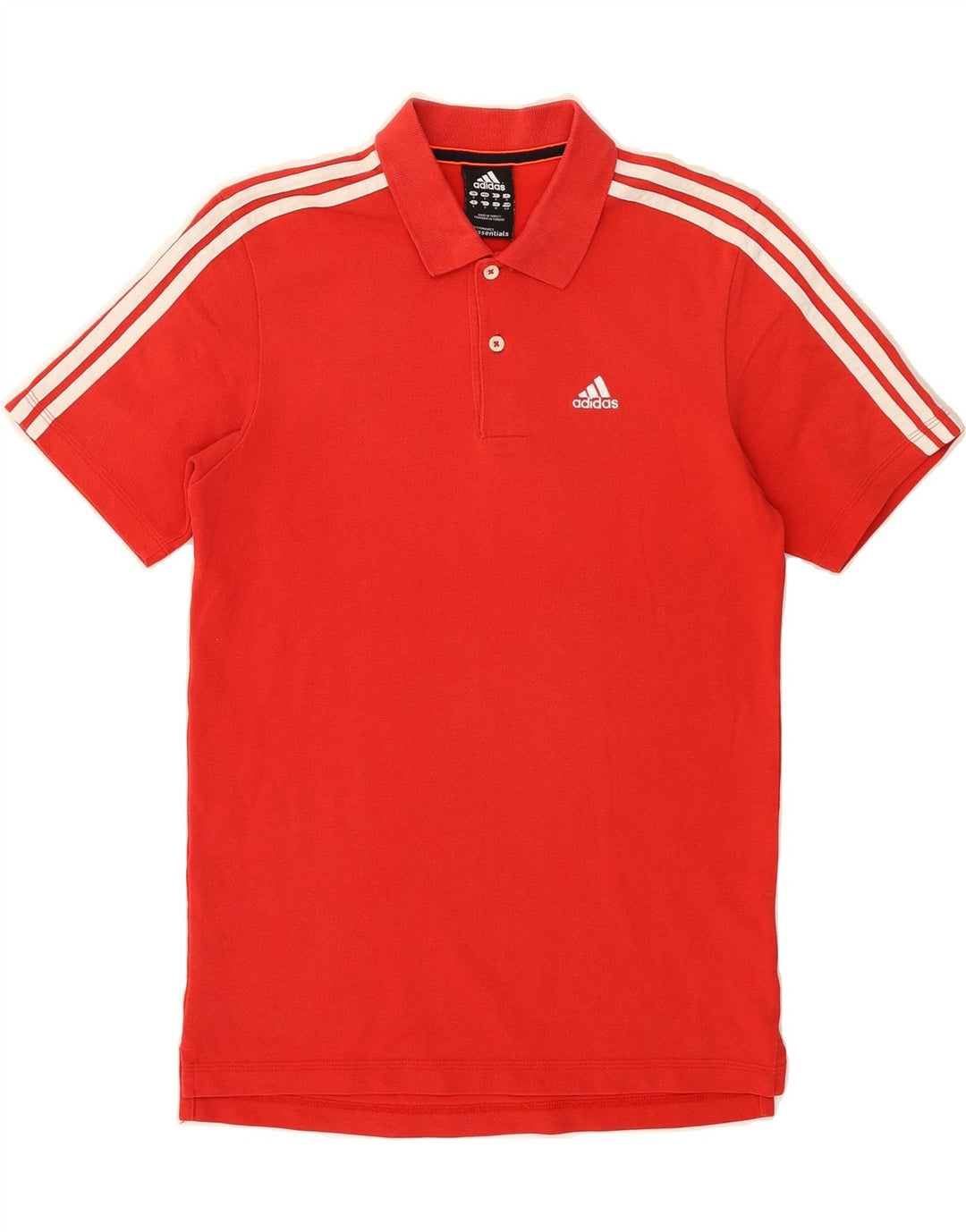 ADIDAS Mens Climalite Polo Shirt Small Red Cotton Vintage Adidas and Second-Hand Adidas from Messina Hembry 