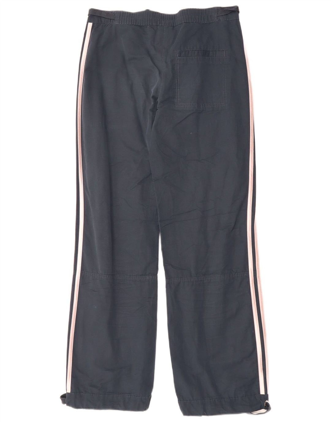 Adidas Dame Lige Casual Bukser UK 8 Small W30 L30 Marineblå Bomuld