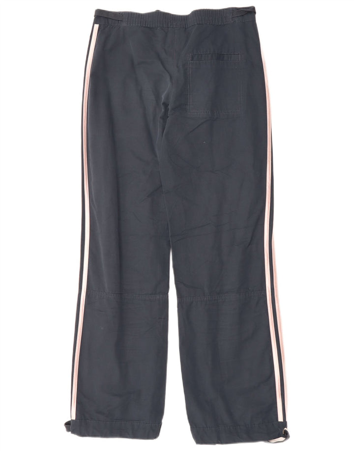 Adidas Dame Lige Casual Bukser UK 8 Small W30 L30 Marineblå Bomuld