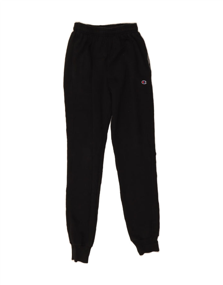 CHAMPION Womens Tracksuit Trousers Joggers UK 10 Small  Black Vintage Champion and Second-Hand Champion from Messina Hembry 