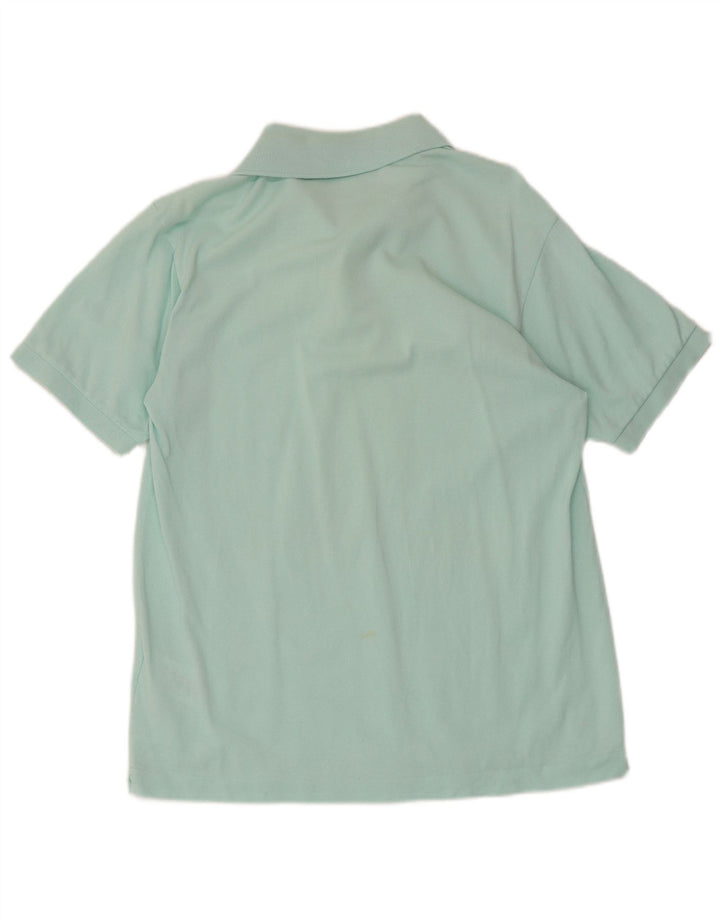 Lacoste herre klassisk pasform poloshirt størrelse 4 Medium turkis bomuld