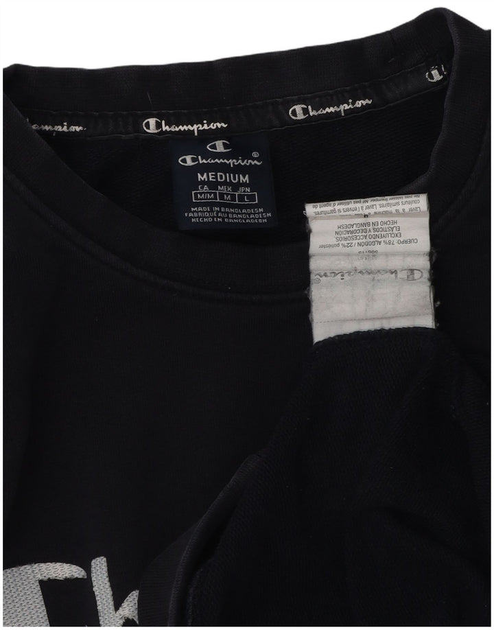 CHAMPION Grafisk sweatshirt til mænd Medium marineblå bomuld