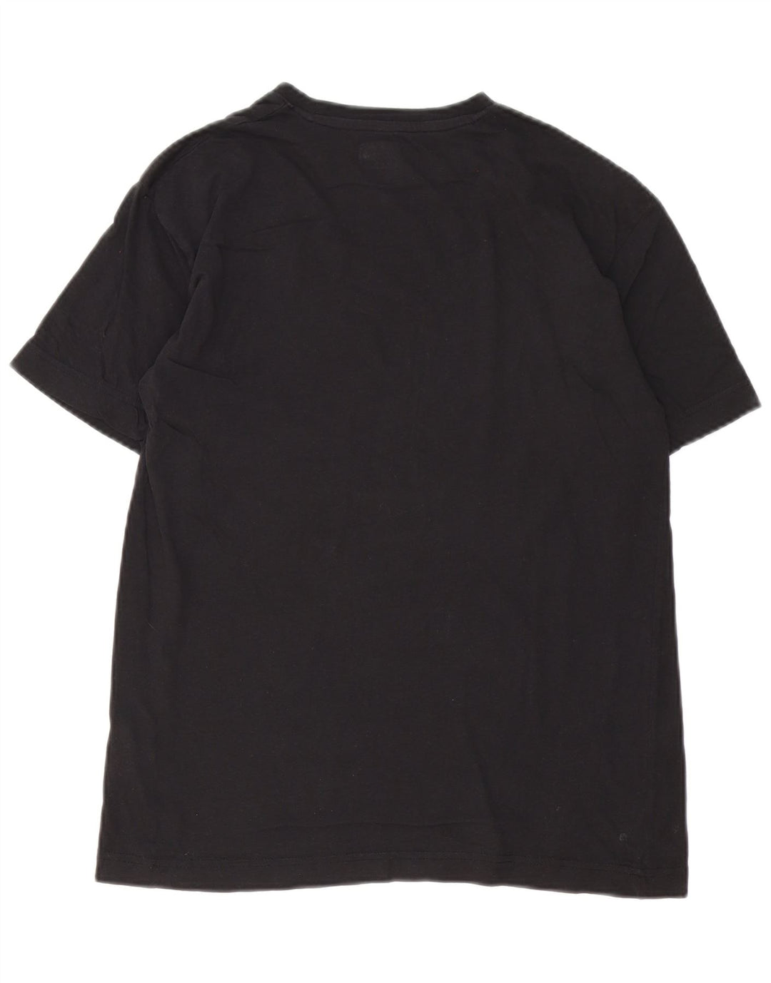 Kappa Dame Grafisk T-Shirt Top Stor Sort Bomuld