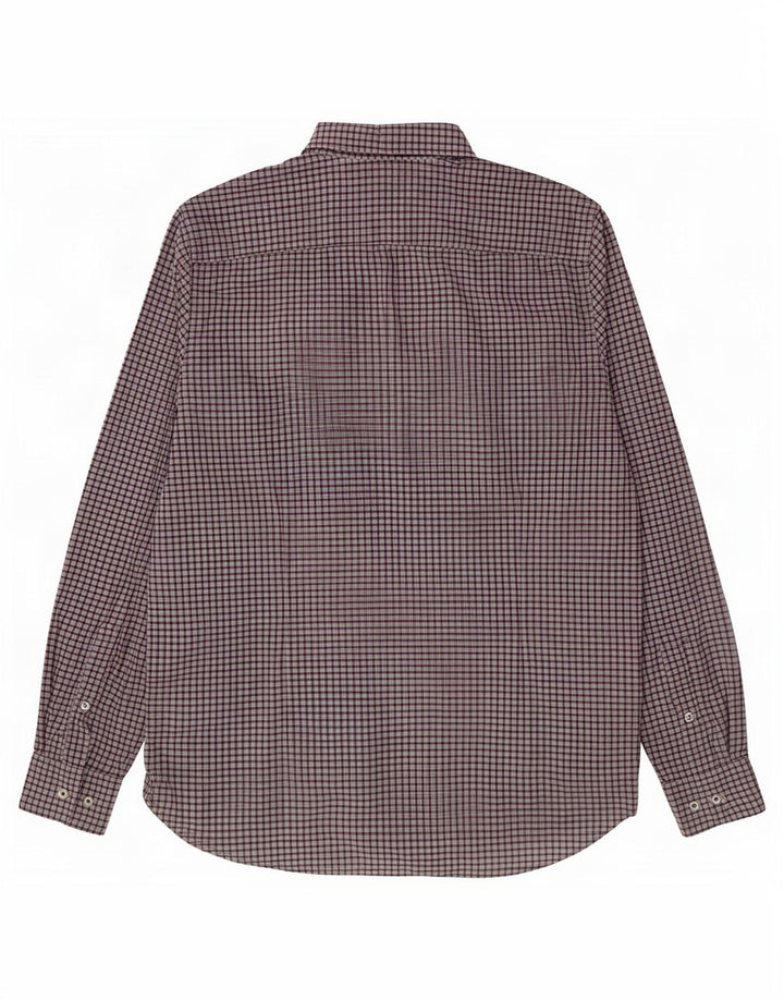Tommy Hilfiger Herre Slim Fit skjorte XL Grå ternet bomuld