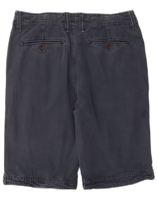 Fat Face Herre Chino Shorts W34 Large Navy Blue Bomuld