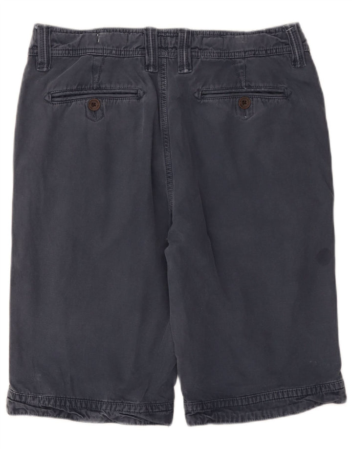 Fat Face Herre Chino Shorts W34 Large Navy Blue Bomuld