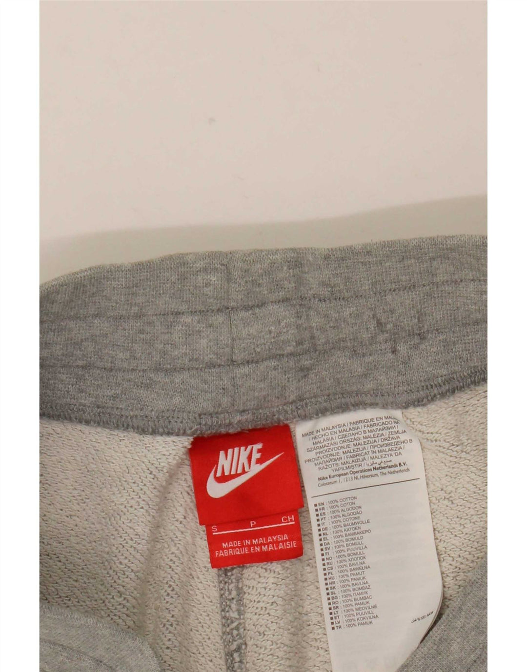 Nike grafiske sportsshorts til mænd, små grå bomuld