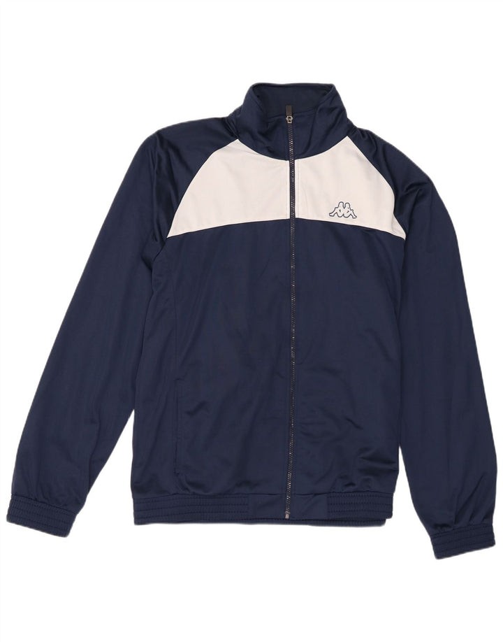Kappa Træningsdragt til mænd Topjakke XL Marineblå Colourblock Polyester