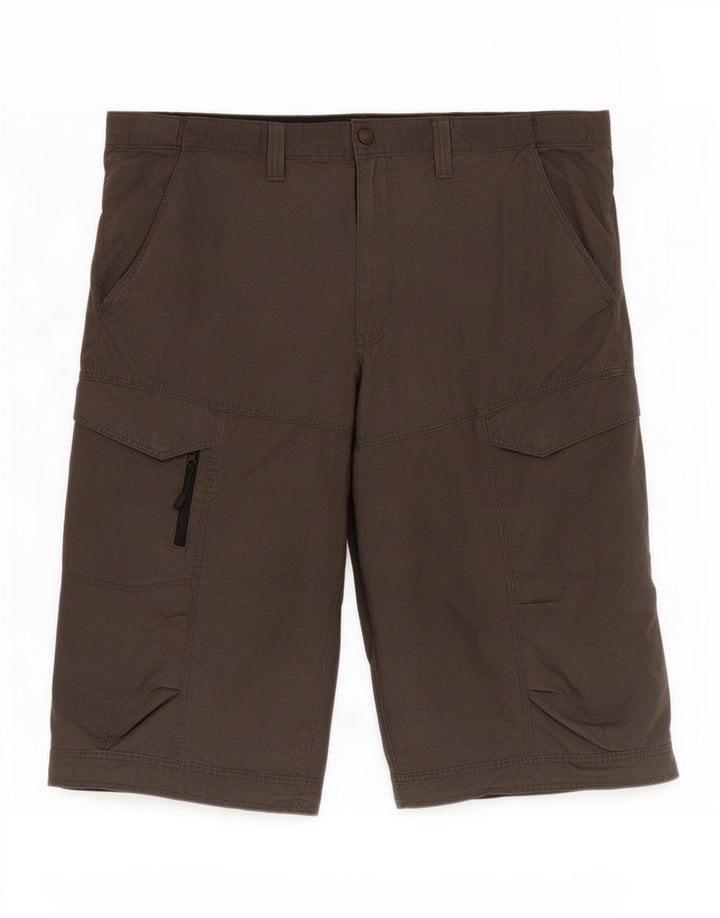 Marks & Spencer Herre Cargo Shorts XL W38 Grå Bomuld
