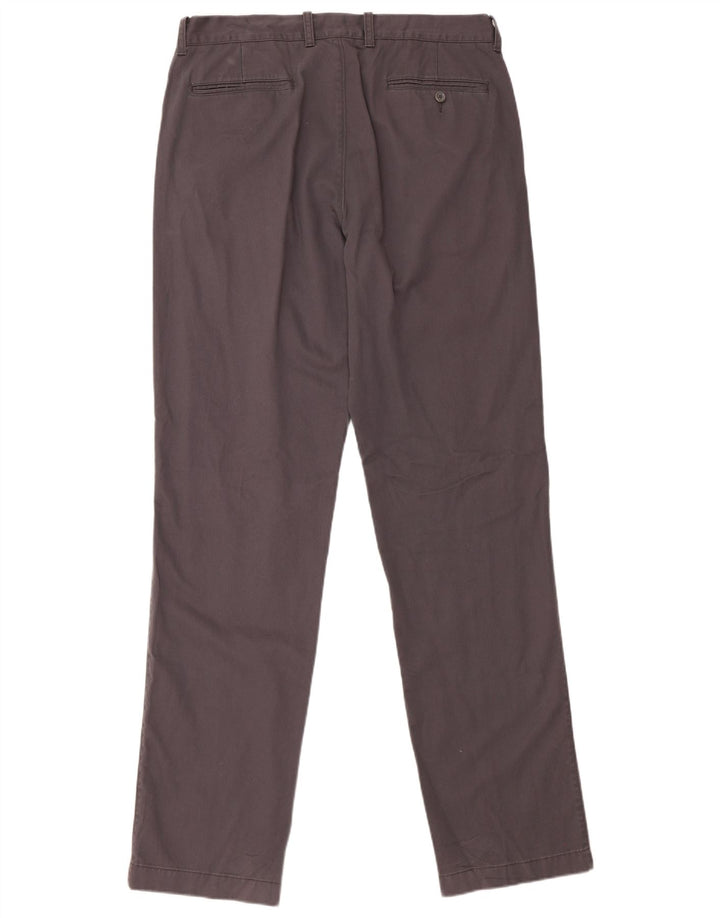 J. CREW Herre The Bleecker Straight Chino Bukser W34 L36 Grå Bomuld