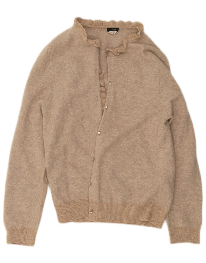 J. Crew Dame Cardigan Sweater UK 18 XL Beige Uld
