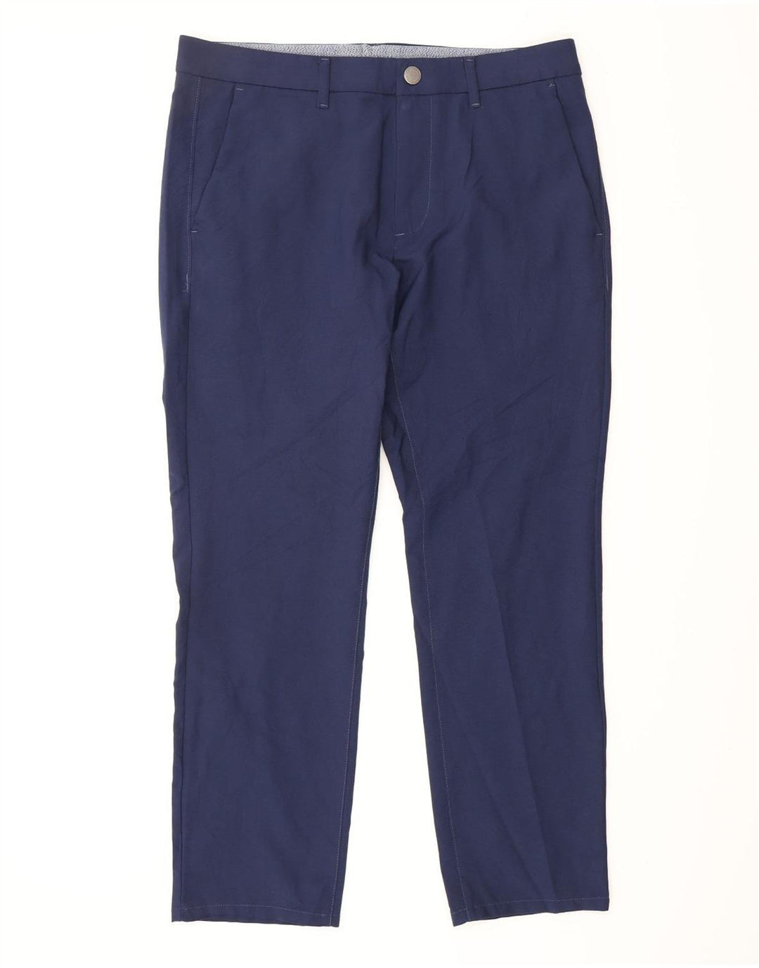 BONOBOS Herre Slim Fit Chino Bukser W32 L28 Marineblå Polyester