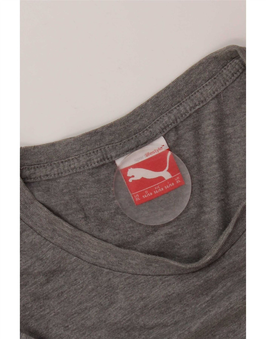 Puma Herre Grafisk T-Shirt Top XL Grå