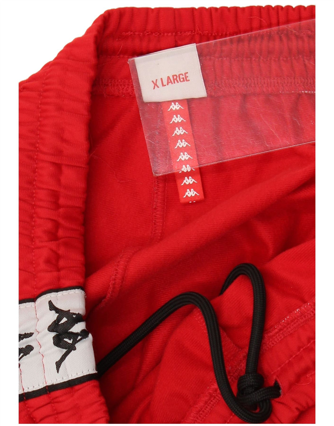 KAPPA Herre grafiske sportsshorts XL Rød Colourblock