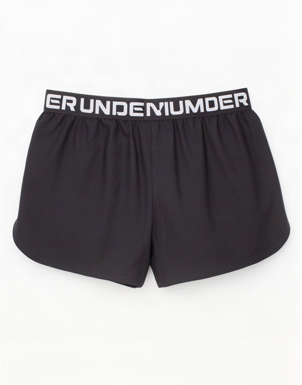 Under Armour Girls Heat Gear Loose Fit Sportshorts 13-14 år XL Sort