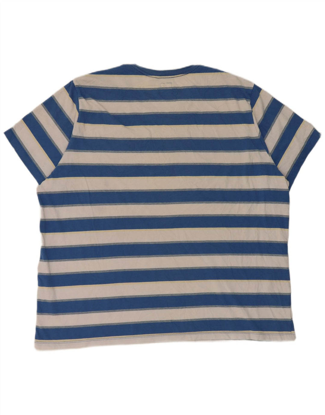 Levi's Herre Standard T-Shirt Top 2XL Blå Stribet Bomuld