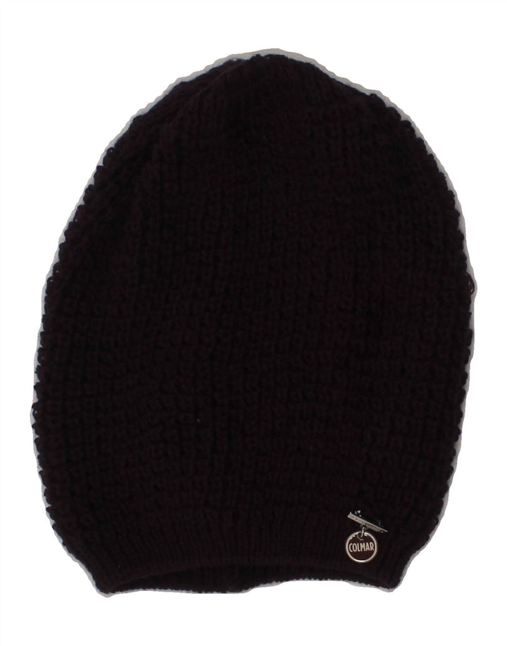 COLMAR Womens Beanie Hat One Size Purple Acrylic Vintage Colmar and Second-Hand Colmar from Messina Hembry 