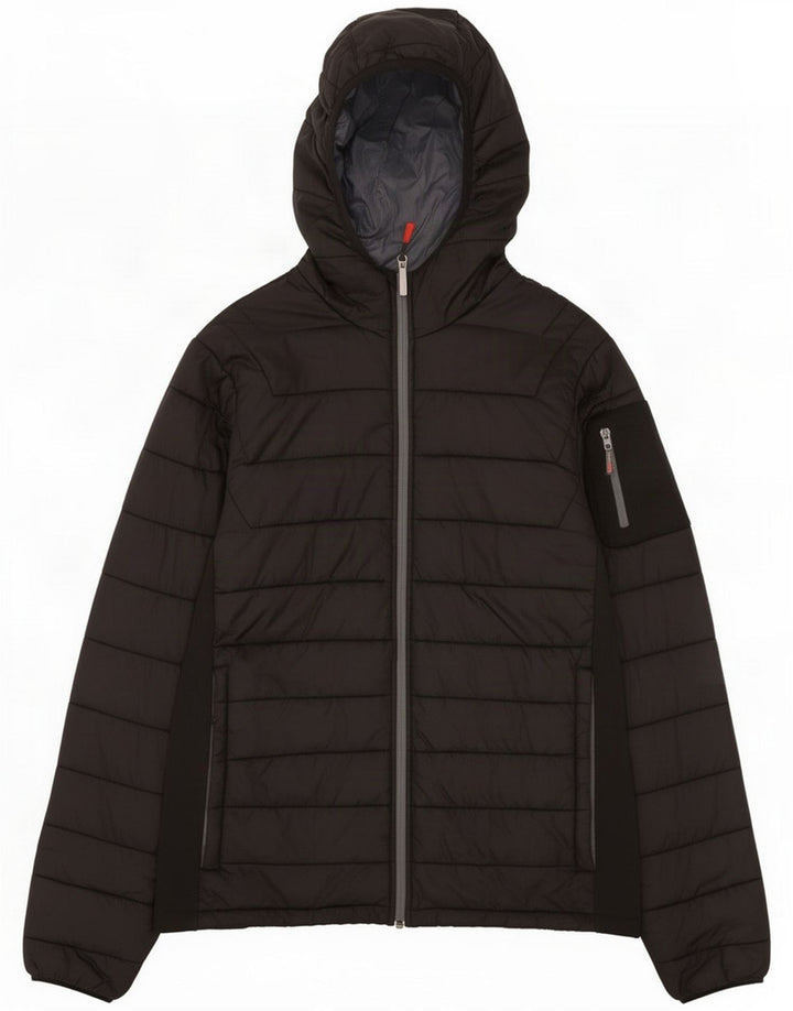 The North Face Herre hættepolstret jakke UK 38 Medium Sort Polyester