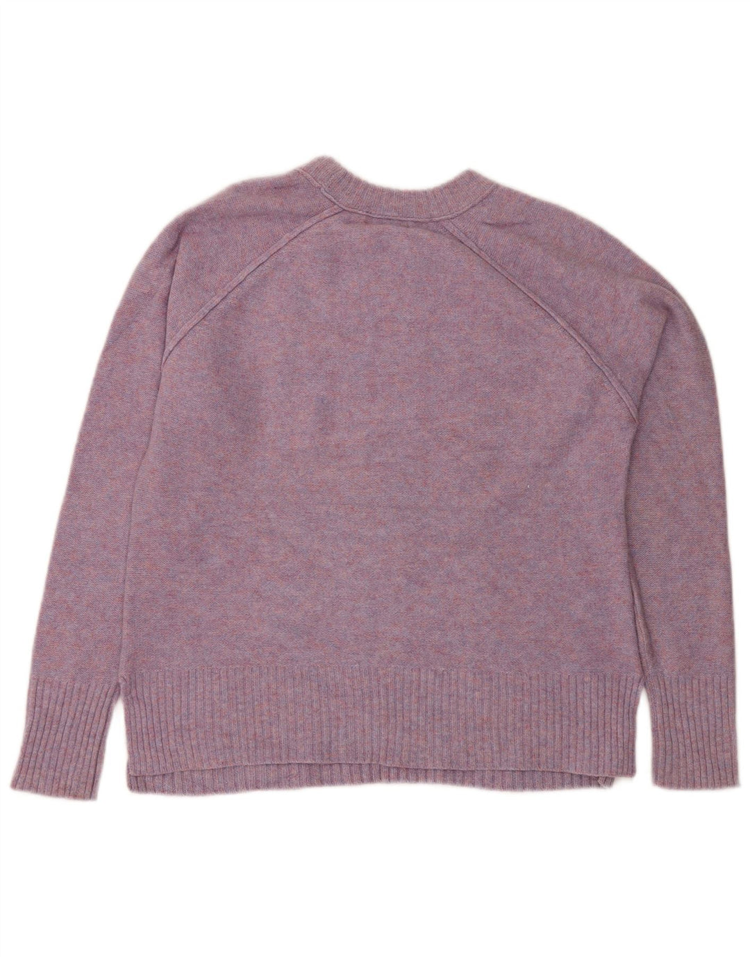 J. CREW Sweater med rund hals til kvinder UK 14 Medium Lilla