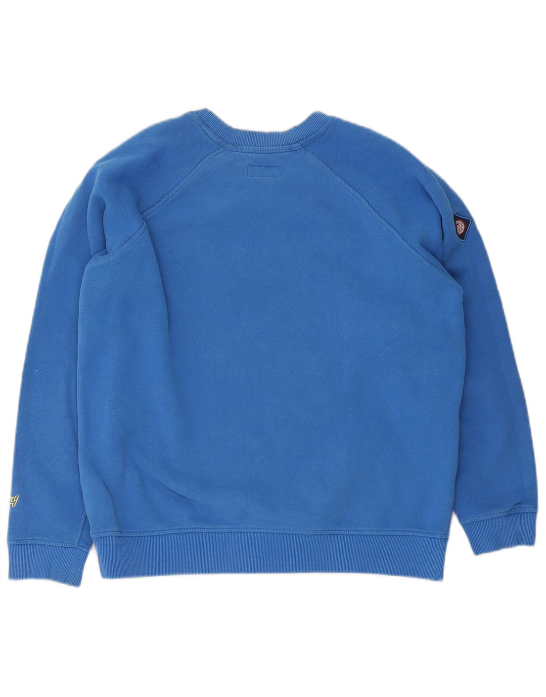 Superdry Womens Oversized Sweatshirt Jumper UK 12 Medium Blue Bomuld