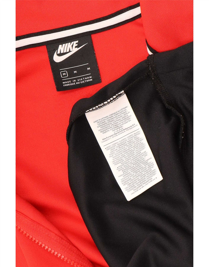 Nike Pullover til mænd træningsdragt Topjakke Medium Rød Colourblock Polyester