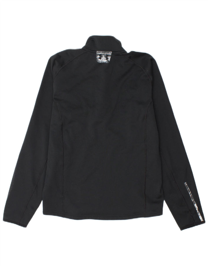Under Armour Herre Cold Gear Zip Neck Sweatshirt Jumper Small Black