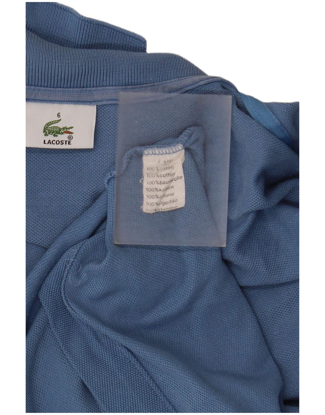 Lacoste Herre poloskjorte str. 6 2XL Blå Bomuld