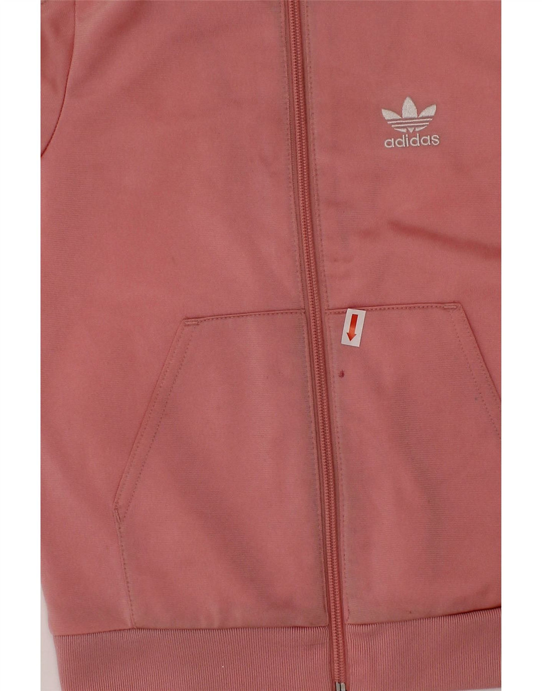 ADIDAS Girls Tracksuit Top Jacket 3-4 Years Pink Polyester Vintage Adidas and Second-Hand Adidas from Messina Hembry 