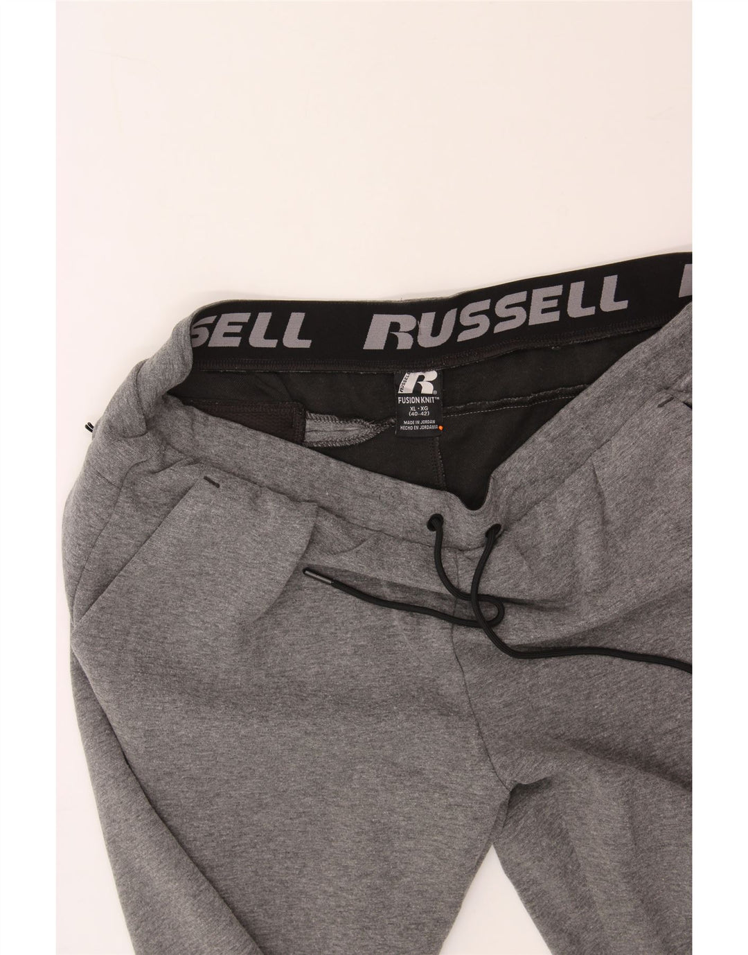 RUSSELL ATHLETIC Mens Tracksuit Trousers Joggers XL  Grey Polyester Vintage Russell Athletic and Second-Hand Russell Athletic from Messina Hembry 