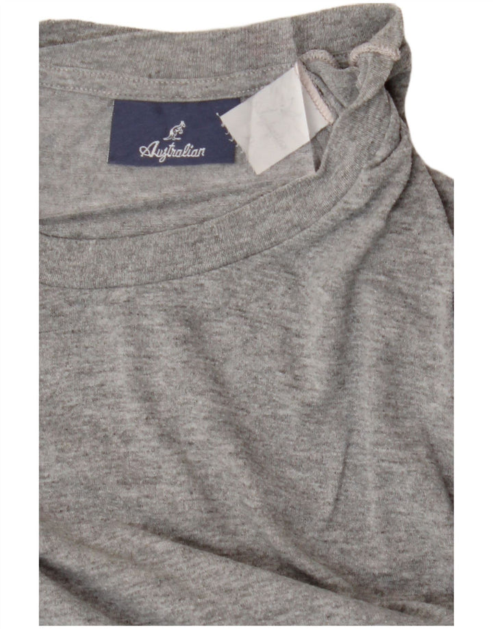 AUSTRALIAN L'ALPINA Mens T-Shirt Top XL Grey