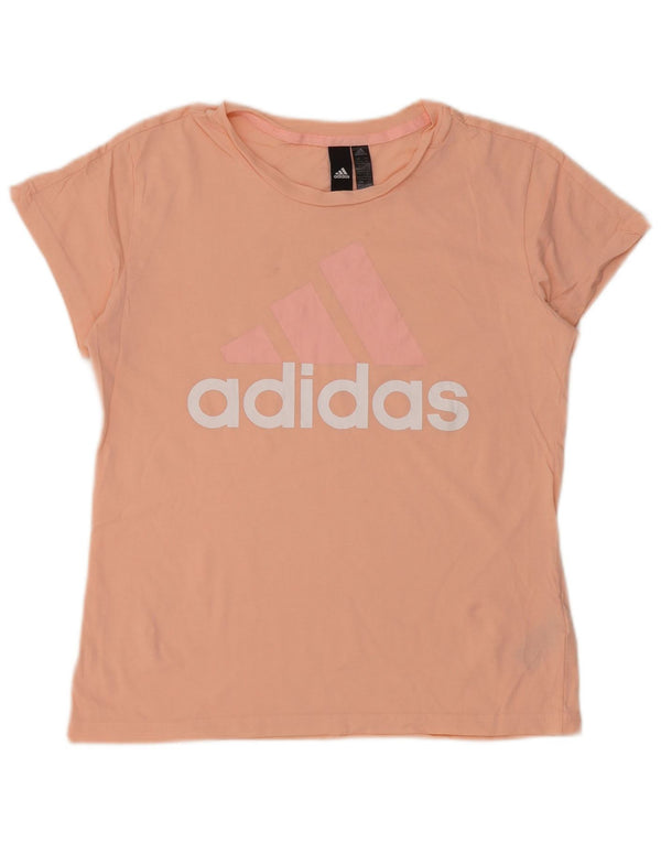 Adidas piger grafisk t-shirt top 12-13 år Pink bomuld