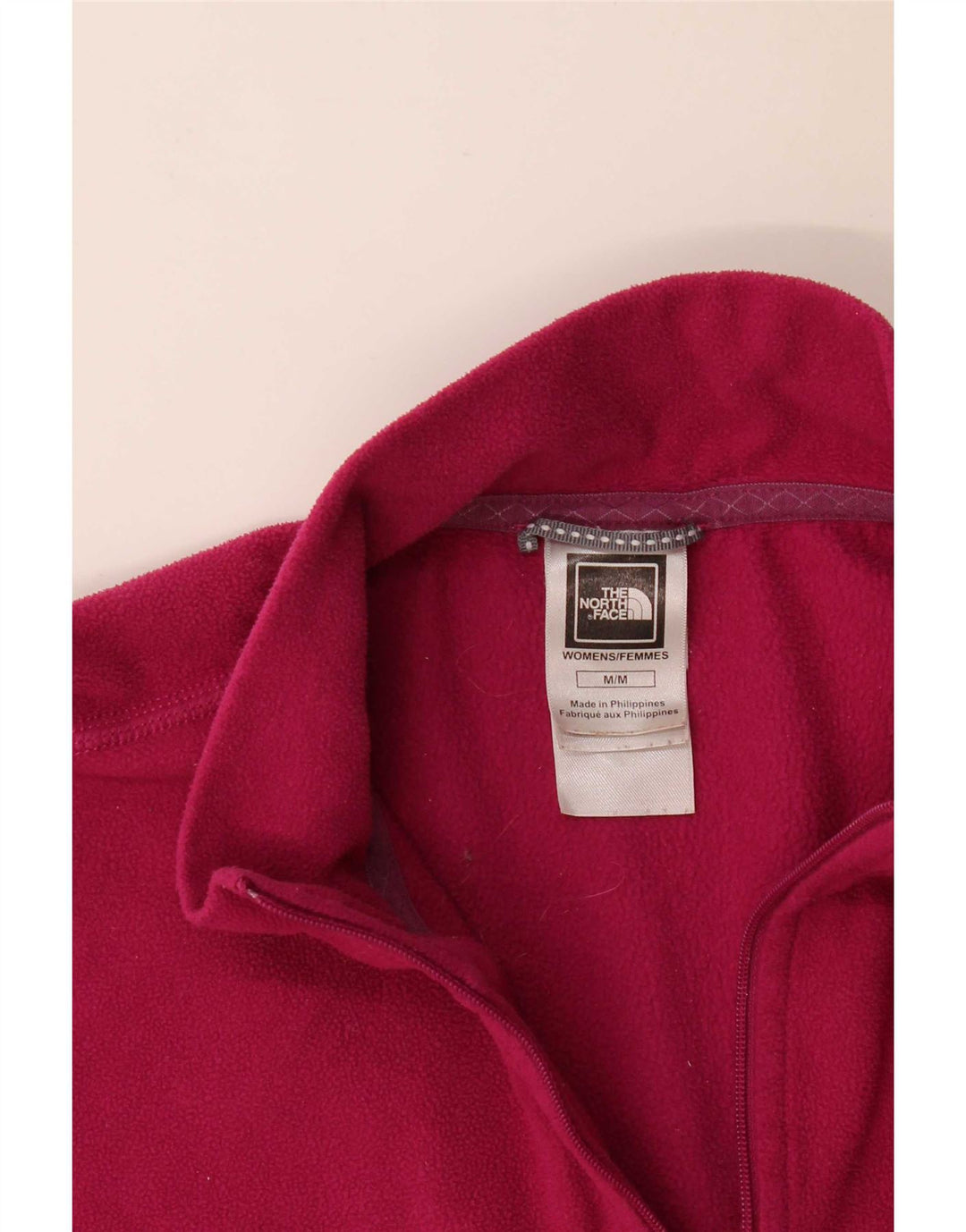 The North Face Dame Fleece Jumper med lynlås DK 14 Medium Pink Polyester