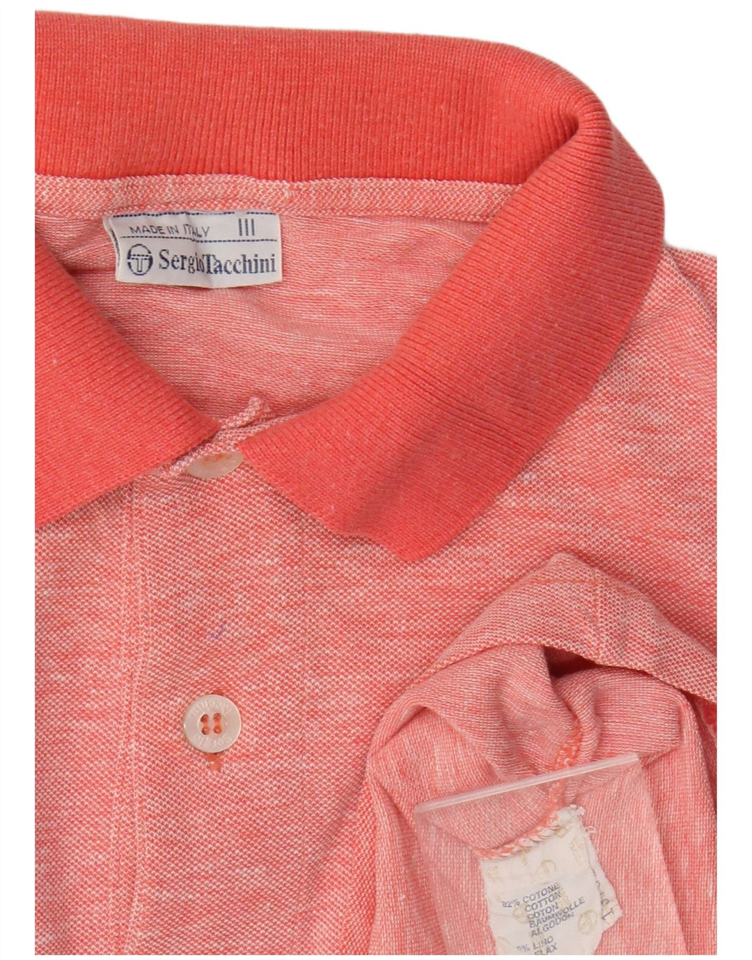 Sergio Tacchini Herre poloshirt Medium Pink Bomuld