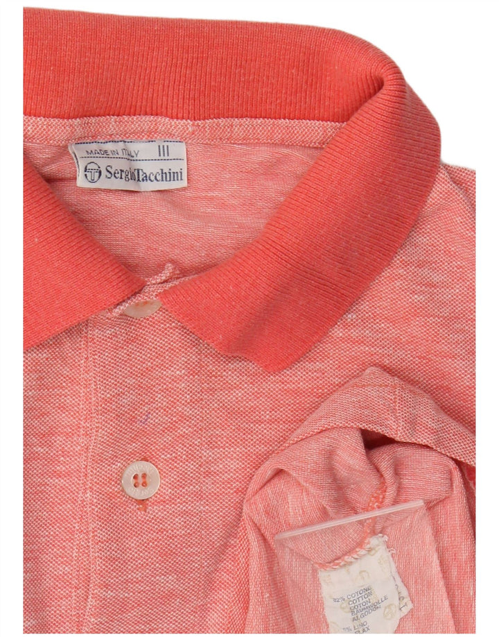 Sergio Tacchini Herre poloshirt Medium Pink Bomuld