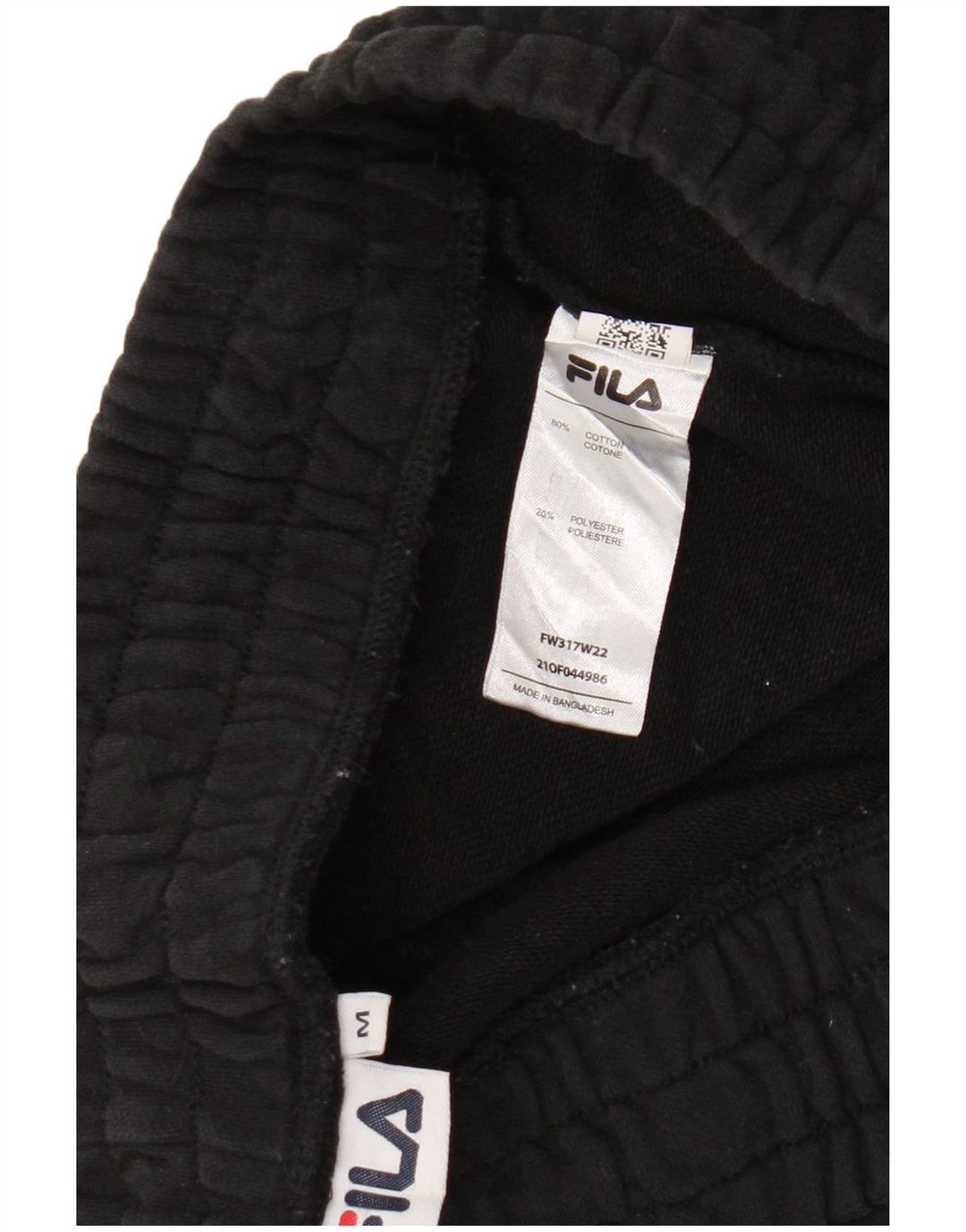 FILA Træningsdragt til kvinder Joggers UK 14 Medium Sort Bomuld