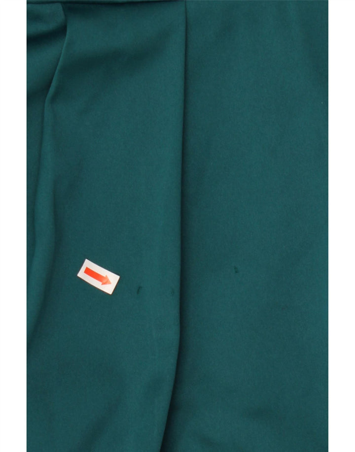 WAREHOUSE Womens One Shoulder Dress UK 8 Small Green Polyester