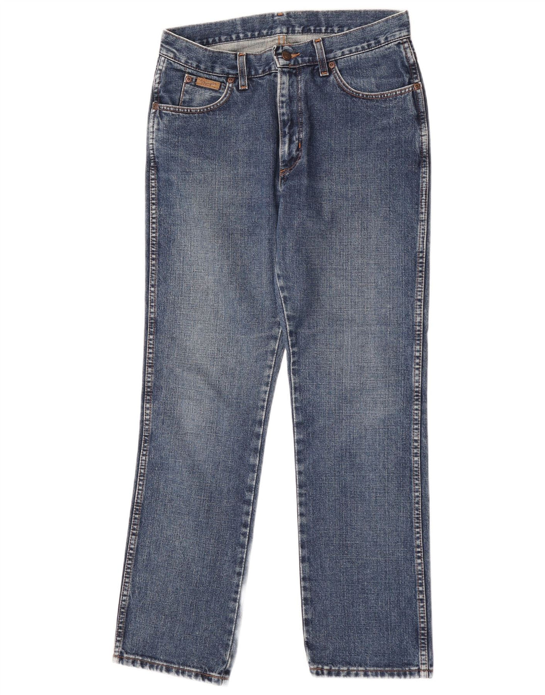Wrangler Dame Grace Straight Jeans W31 L30 Blå Bomuld